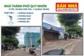 BÁN NHÀ MẶT TIỀN HOÀNG VĂN THỤ. PHƯỜNG QUANG TRUNG. TP QUY NHƠN